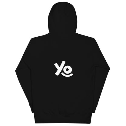young inventors black hoodie from the back